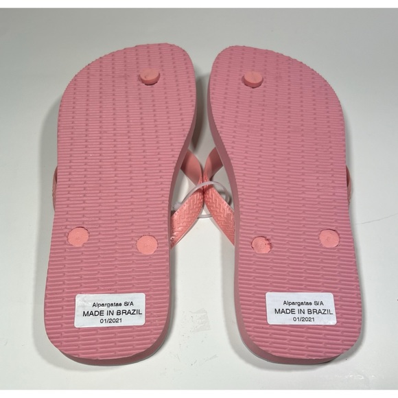 FARM RIO x HAVAIANAS Tomato Print Flip Flop Sandals - Women’s Size 9/10 - Picture 3 of 3